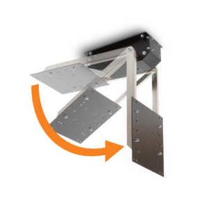 pushMINI - Fernsehhalterung zur Deckenmontage
